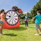 Portable Giant Kick Dartboard Soccer Game Includes Sticky Balls and Carry Bag for Kids and Adults